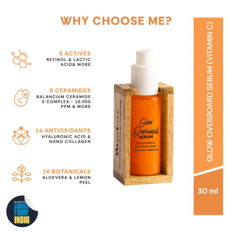 Mintree Certified Organic & Vegan Glow Overboard Face Serum | Grocsy