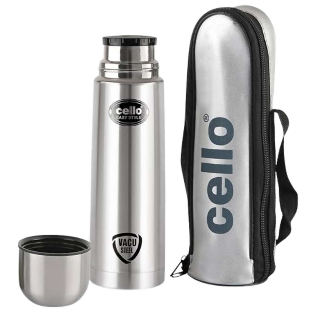 Cello Easystyle Insulated Stainless Steel Flask Water Bottle with Jacket | Grocsy