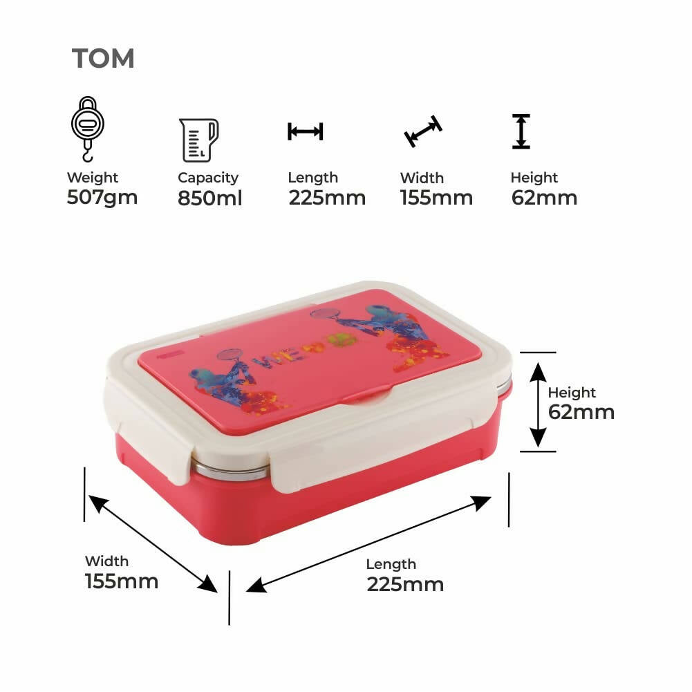 Dubblin Tom Stainless Steel Lunch Box | Grocsy
