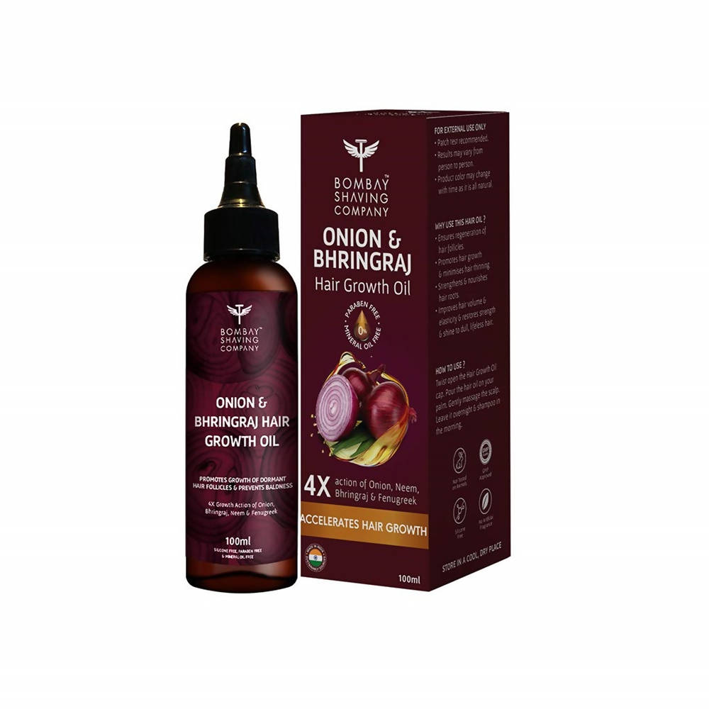 Bombay Shaving Company Onion & Bhringraj Hair Growth Oil | Grocsy