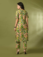 Myshka Women's Multi Printed Cotton Straight Party Kurta Set | Grocsy