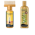 Indulekha Combo Set - Bringha Hair Oil and Anti Hair Fall Shampoo (Hair Cleanser) | Grocsy