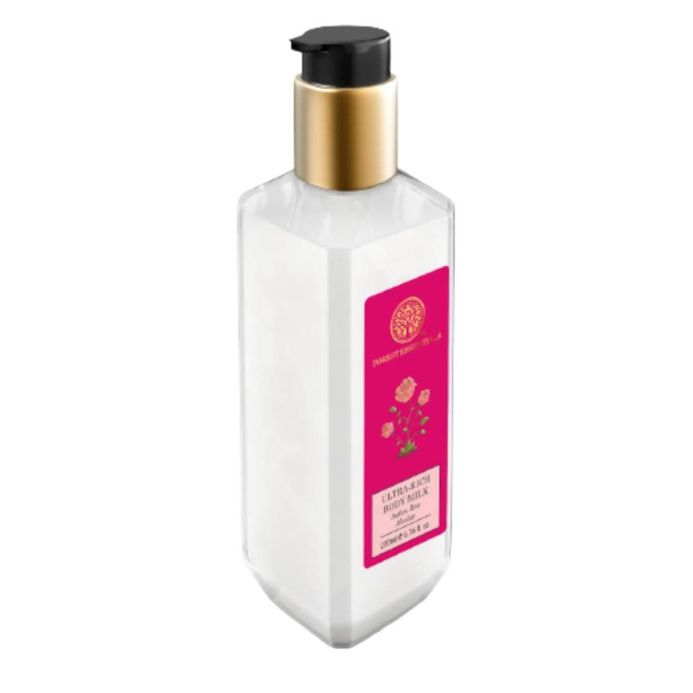 Forest Essentials Ultra-Rich Body Milk Indian Rose Absolute | Grocsy