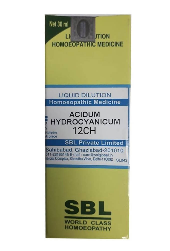 SBL Homeopathy Acidum Hydrocyanicum Dilution | Grocsy
