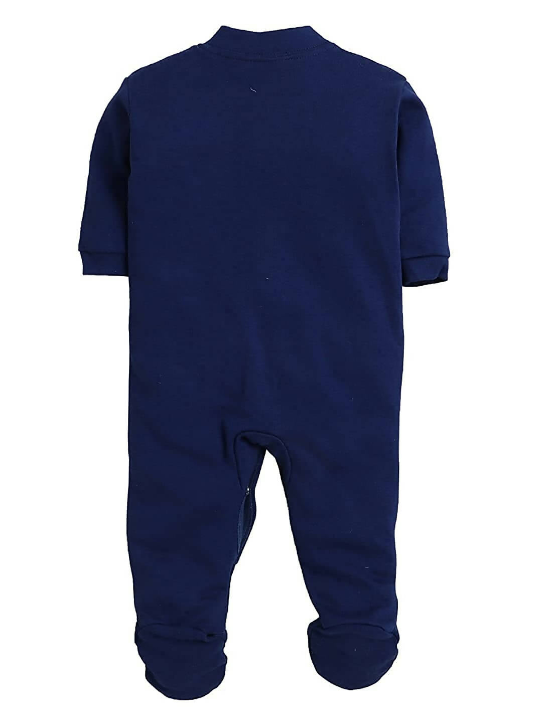 Daddy - G Rompers/Sleepsuits/Jumpsuit /Night Suits for New Born Babies - Navy Blue | Grocsy