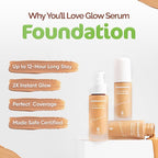 Mamaearth Glow Serum Foundation - Ivory Glow | Grocsy
