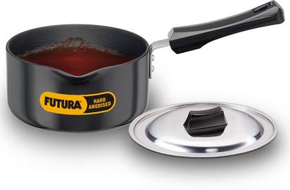 Hawkins Futura Sauce Pan 16 cm Diameter with Lid 1.5 L (AS15S) | Grocsy