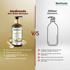 Medimade Wellness Volumizing Hair Growth Rice Water Shampoo | Grocsy