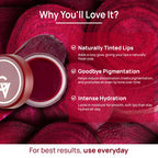 Good Vibes Beetroot Plumping Lip Balm - Reduces Pigmentation, Perfectly Tinted Lips | Grocsy