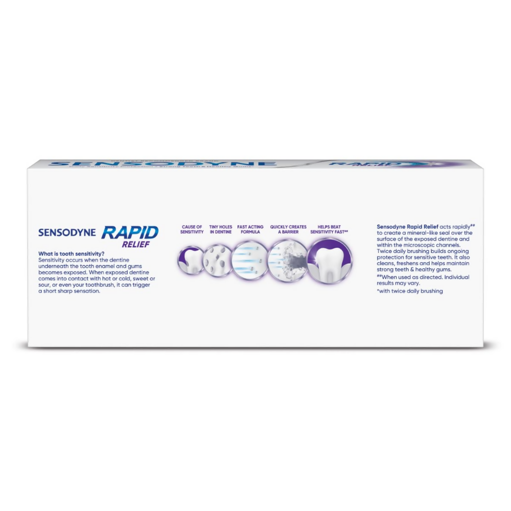 Sensodyne Toothpaste Rapid Relief | Grocsy