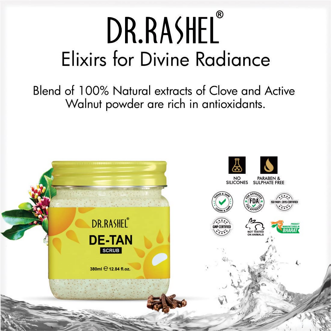 Dr.Rashel De-Tan Scrub For Face And Body | Grocsy