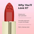 Colors Queen Lippie Stick Matte Lipstick - Red Aurora | Grocsy