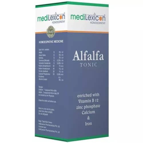 Medilexicon Homeopathy Alfalfa Tonic | Grocsy