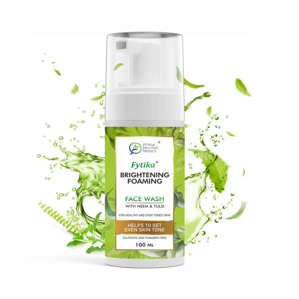 Fytika Brightening Foaming Facewash With Neem & Tulsi | Grocsy