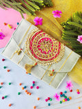 Joban Fashion Bridal Purse With Magnetic Lock - Pink | Grocsy