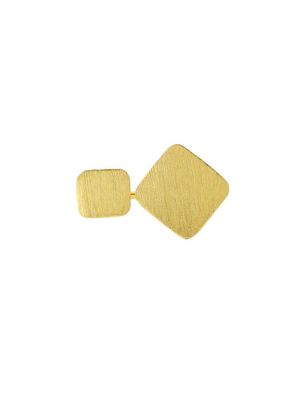 NVR Women Gold-Polished Adjustable Finger Ring | Grocsy