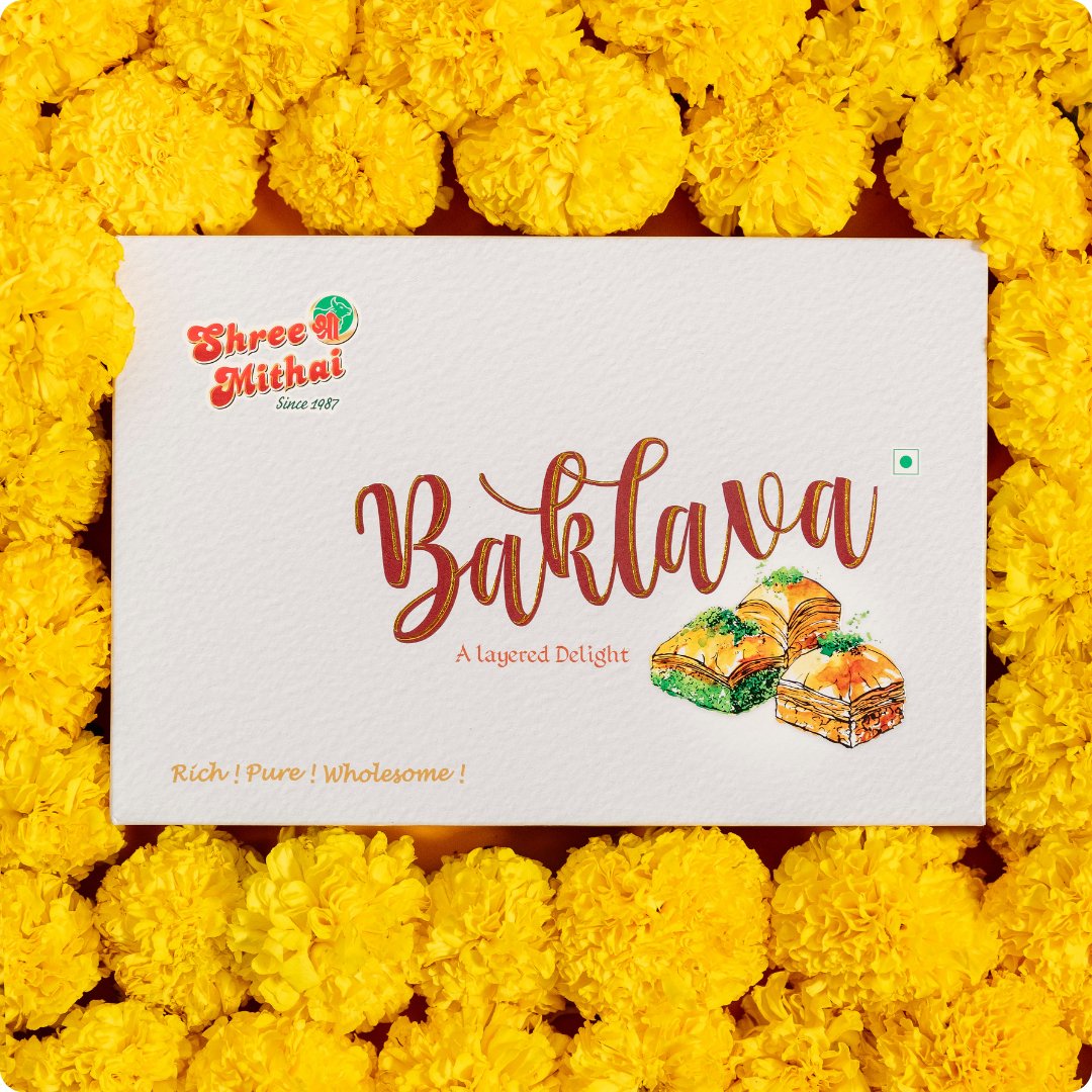 Shree Mithai Assorted Baklava | Grocsy