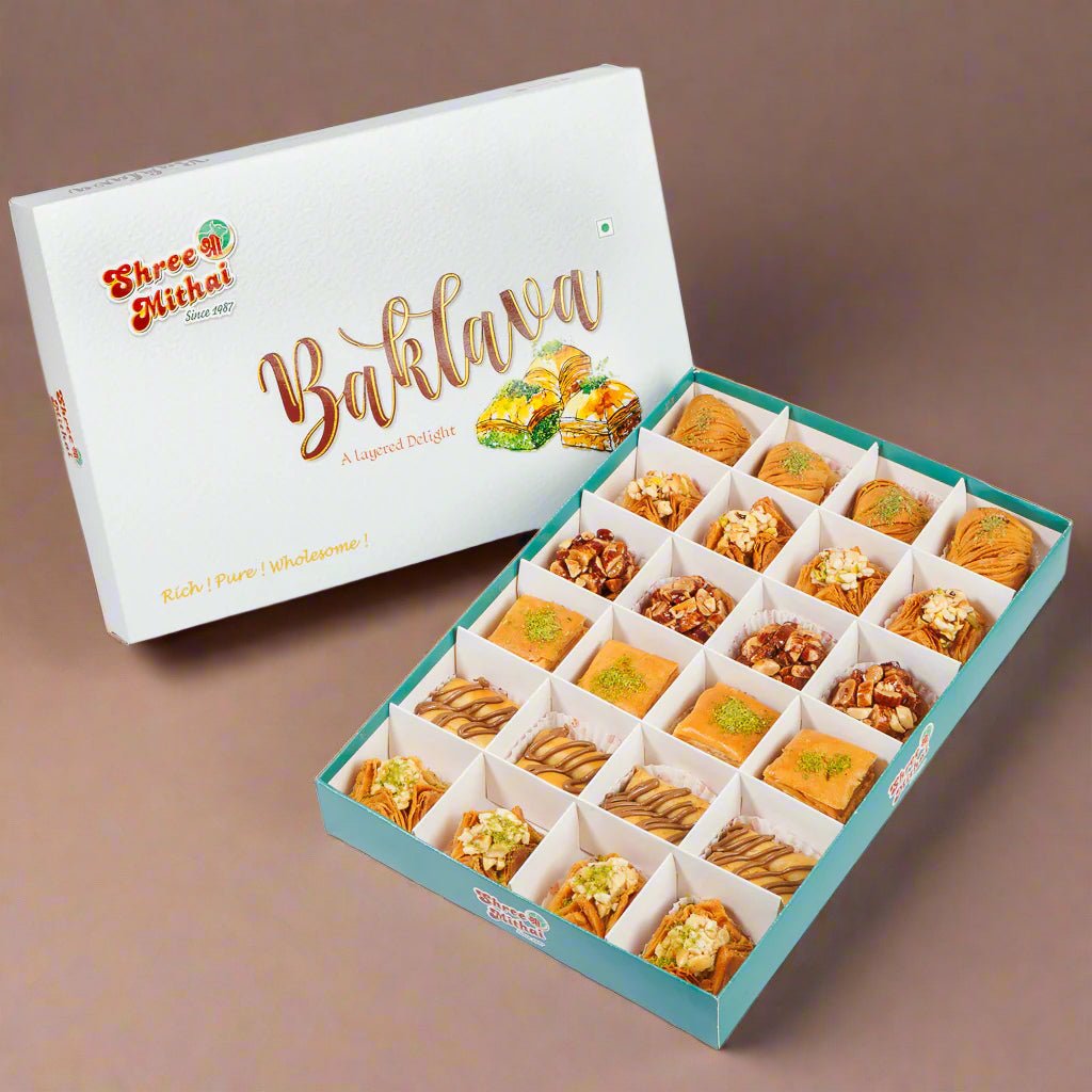 Shree Mithai Assorted Gourmet Baklava | Grocsy