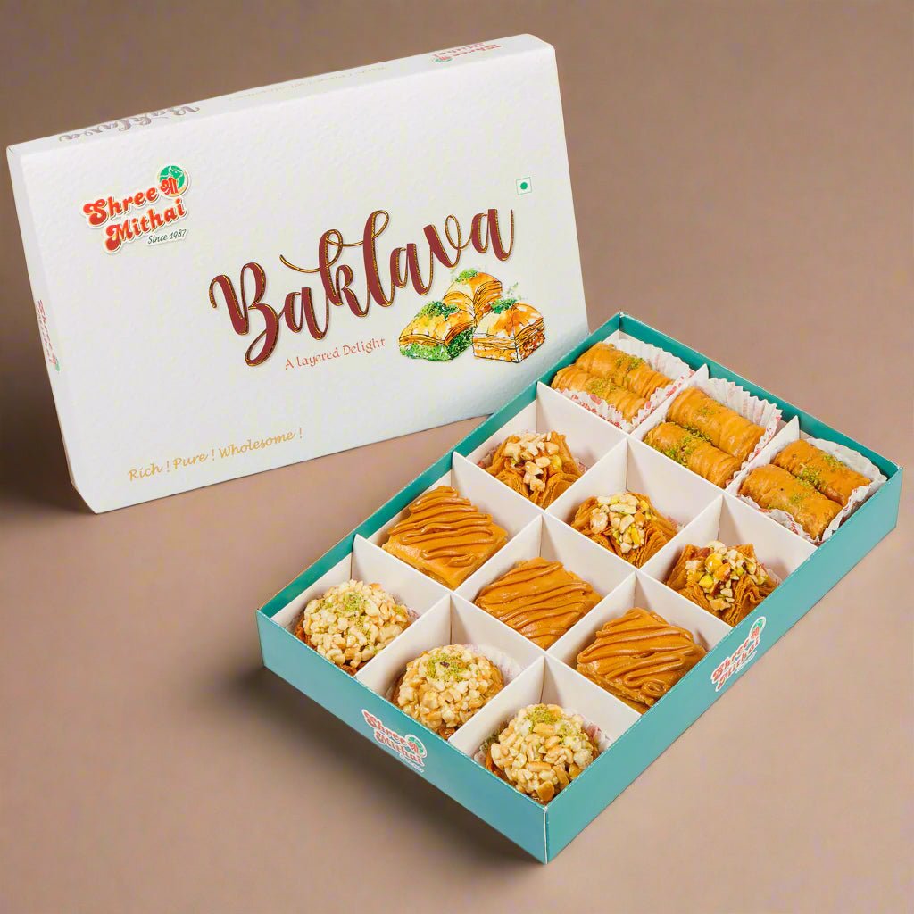 Shree Mithai Assorted Gourmet Baklava | Grocsy