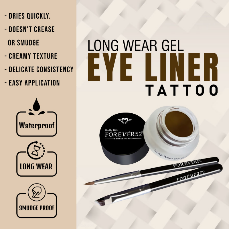 Daily Life Forever52 Long Wear Gel Eyeliner Tattoo - GT008 | Grocsy