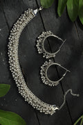 Mominos Fashion Johar Kamal Silver-Plated Brass Finish Ghungroo Work Choker For Women | Grocsy