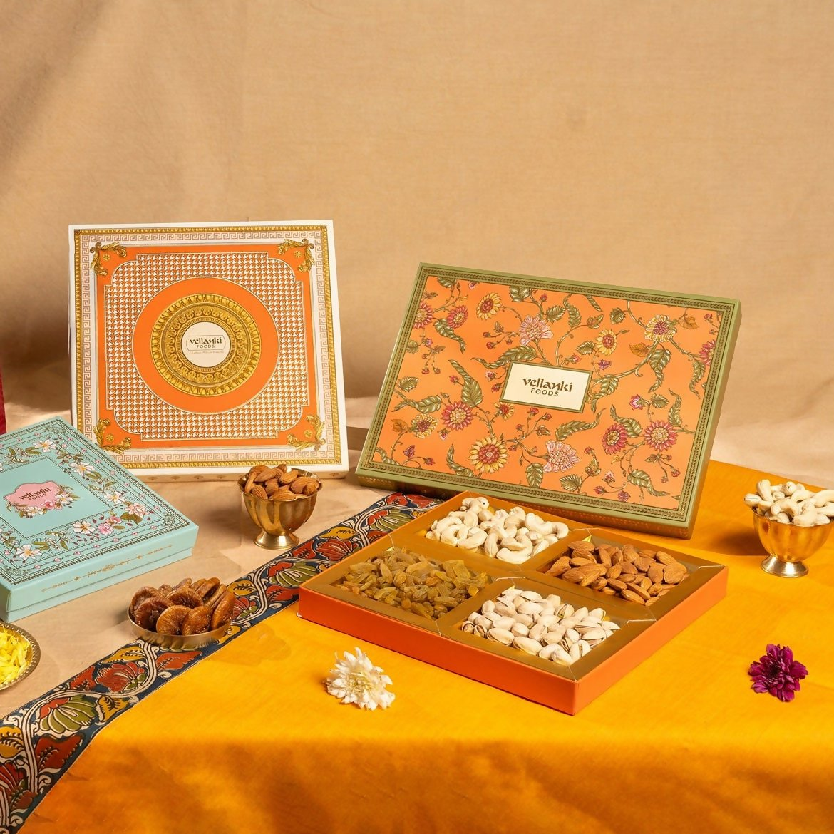 Vellanki Foods Dryfruit Gift Box | Grocsy