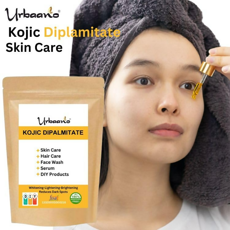 Urbaano Herbal Pure Kojic Acid Dipalmitate Powder for Skin Serum, Cream | Grocsy