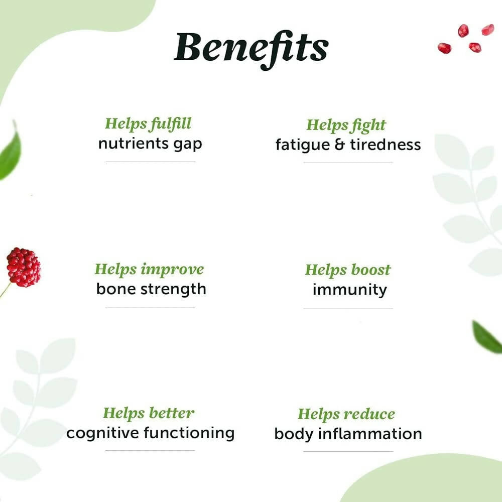 Neuherbs True Vitamin Tablets - Pomegranate Flavor | Grocsy