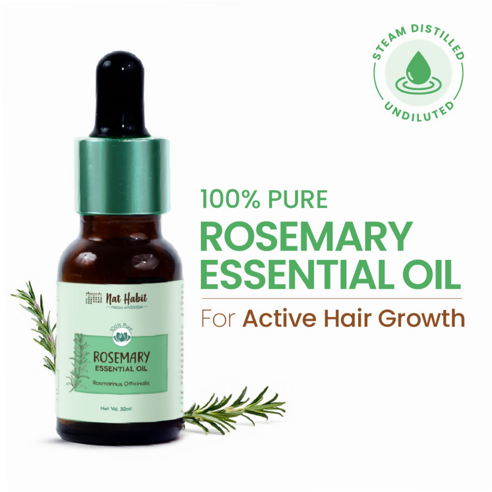 Nat Habit Rosemary Essential Oil | Grocsy