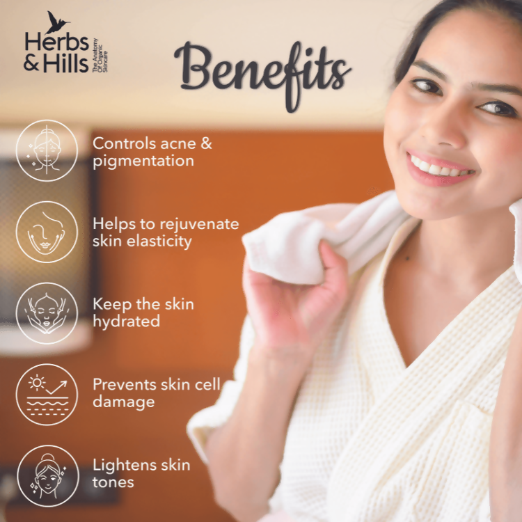 Herbs & Hills Glutathione Complexion Face Wash | Grocsy