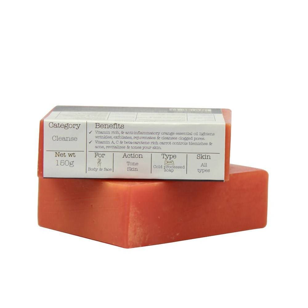 Soulflower Orange Carrot Soap | Grocsy