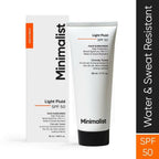 Minimalist Light Fluid Face Sunscreen with SPF 50 PA++++ - Lightweight, Water & Sweat Resistant | Grocsy