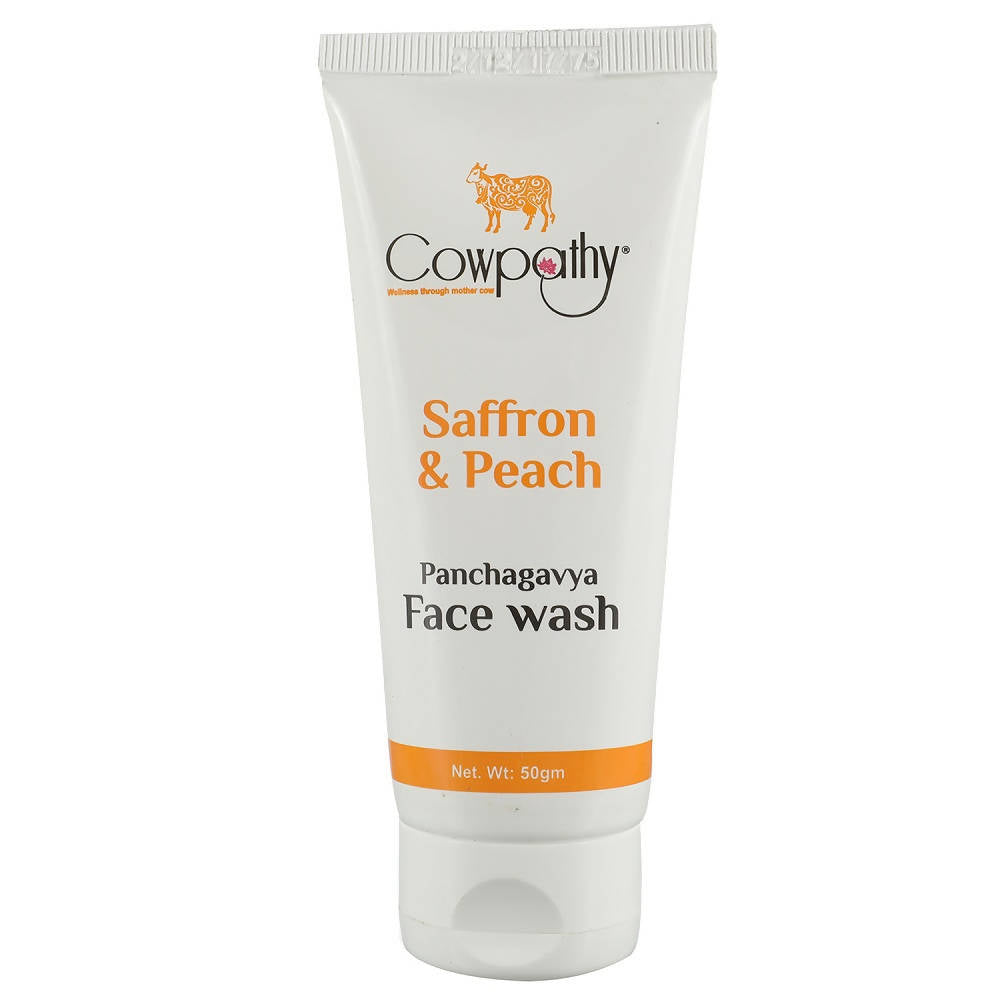 Cowpathy Saffron & Peech Panchagavya Face Wash | Grocsy