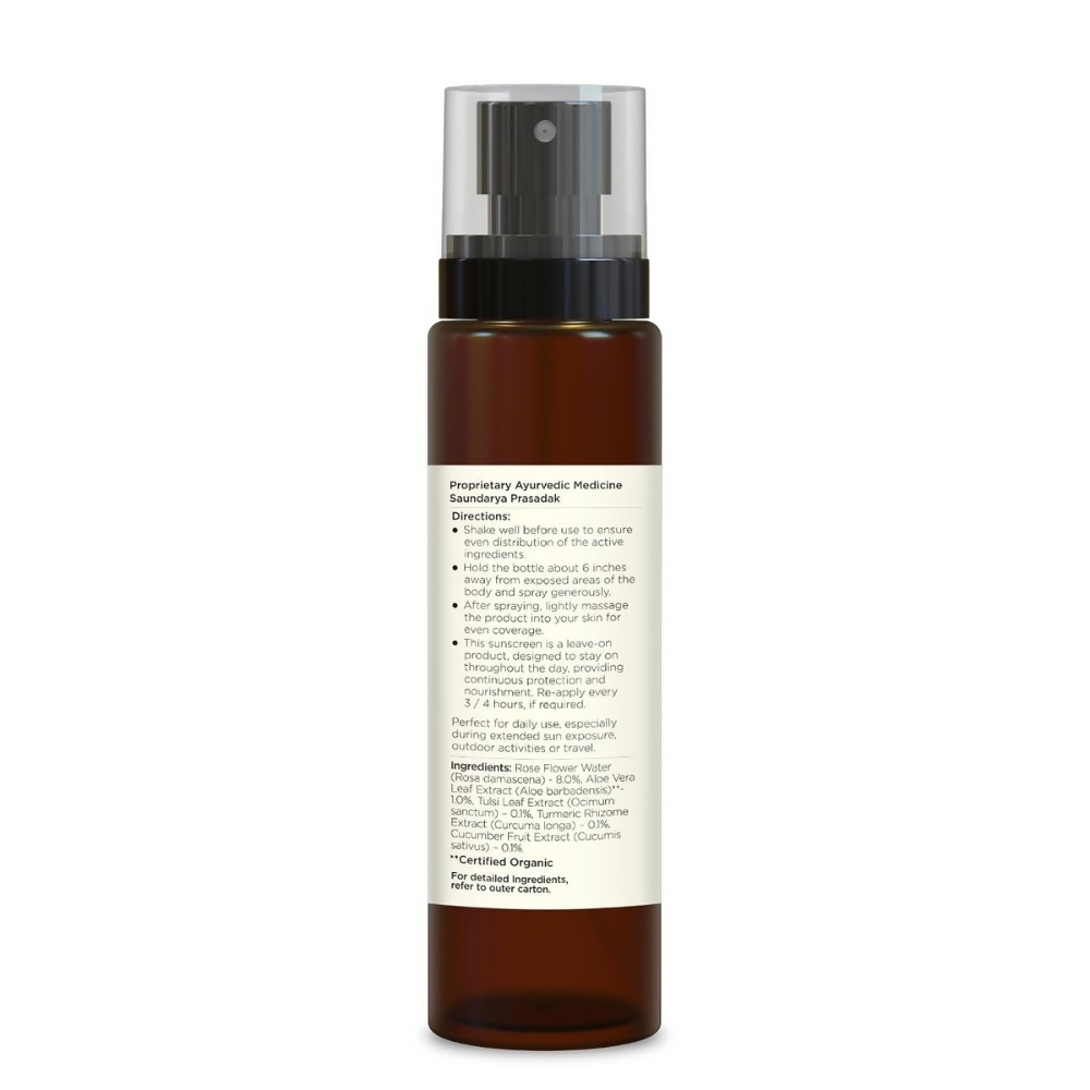 Forest Essentials Sheer Sunscreen Body Spray SPF 50|PA++++ | Grocsy