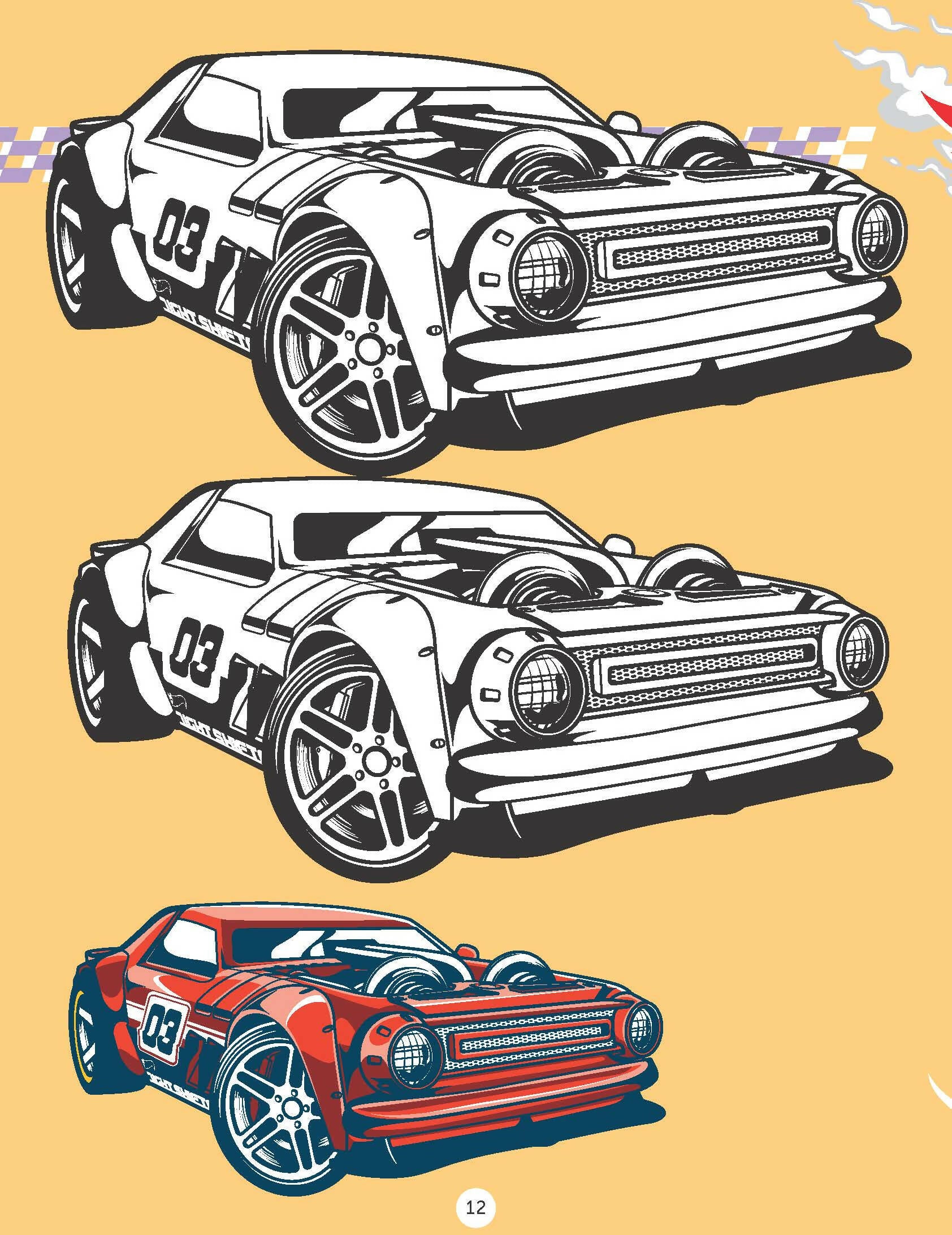 Dreamland Publications Hot Wheels Copy Colouring Book : Children Drawing, Painting & Colouring Book | Grocsy