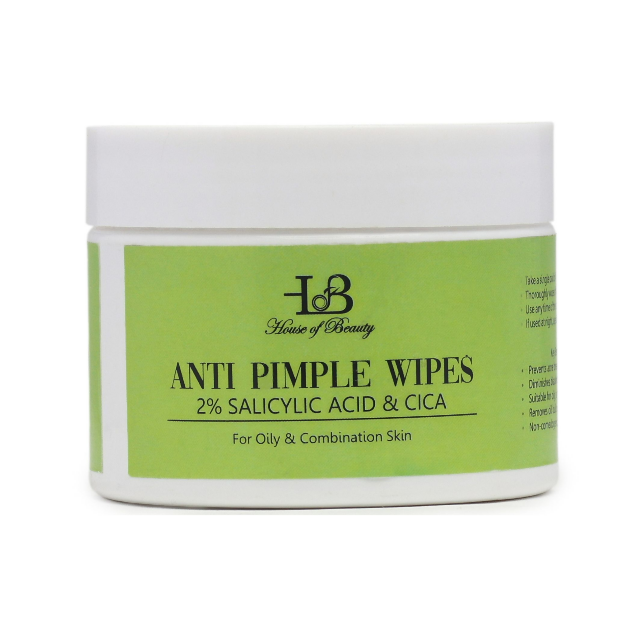 House of Beauty Anti Pimple Wipes | Grocsy