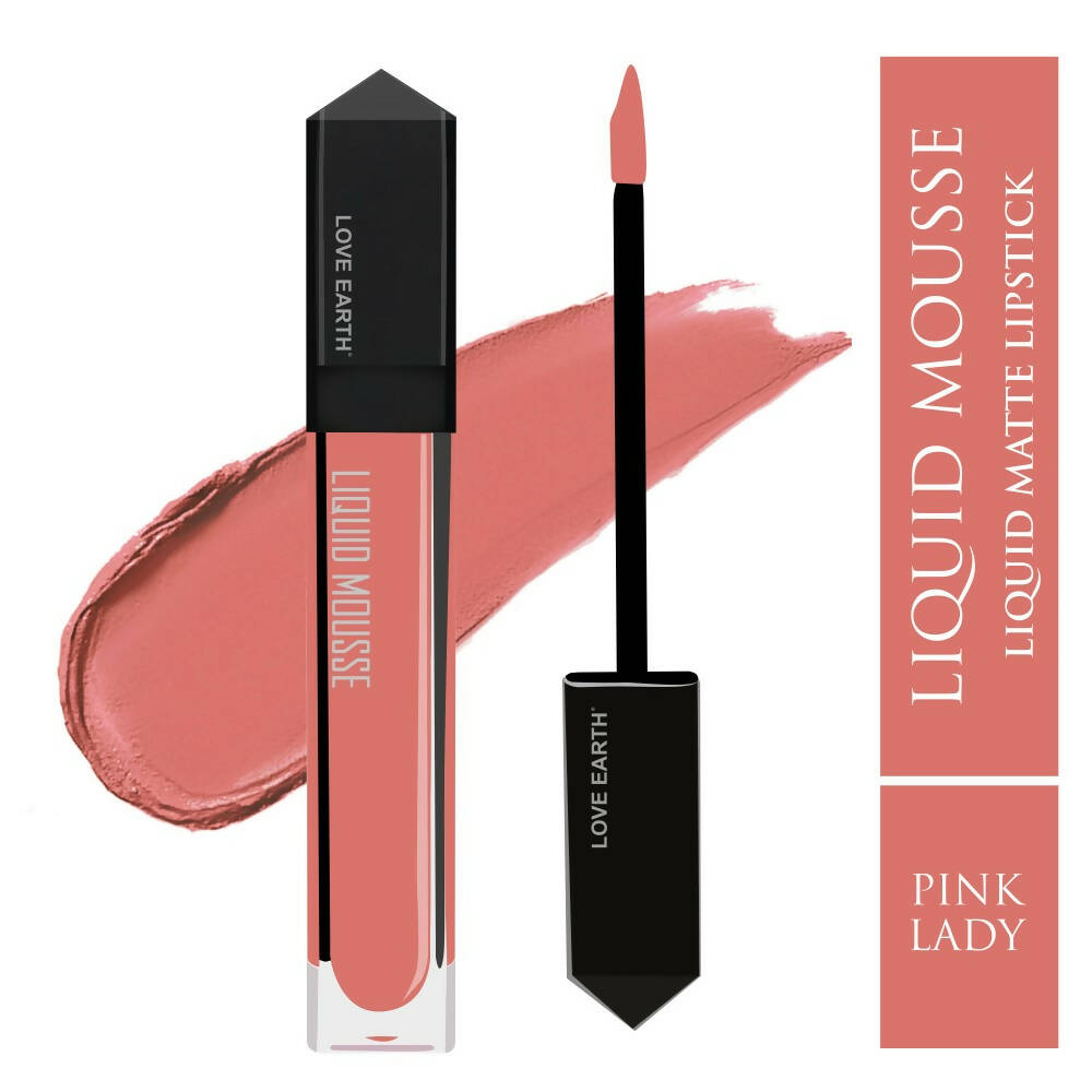 Love Earth Liquid Mousse Lipstick - Pink Lady | Grocsy