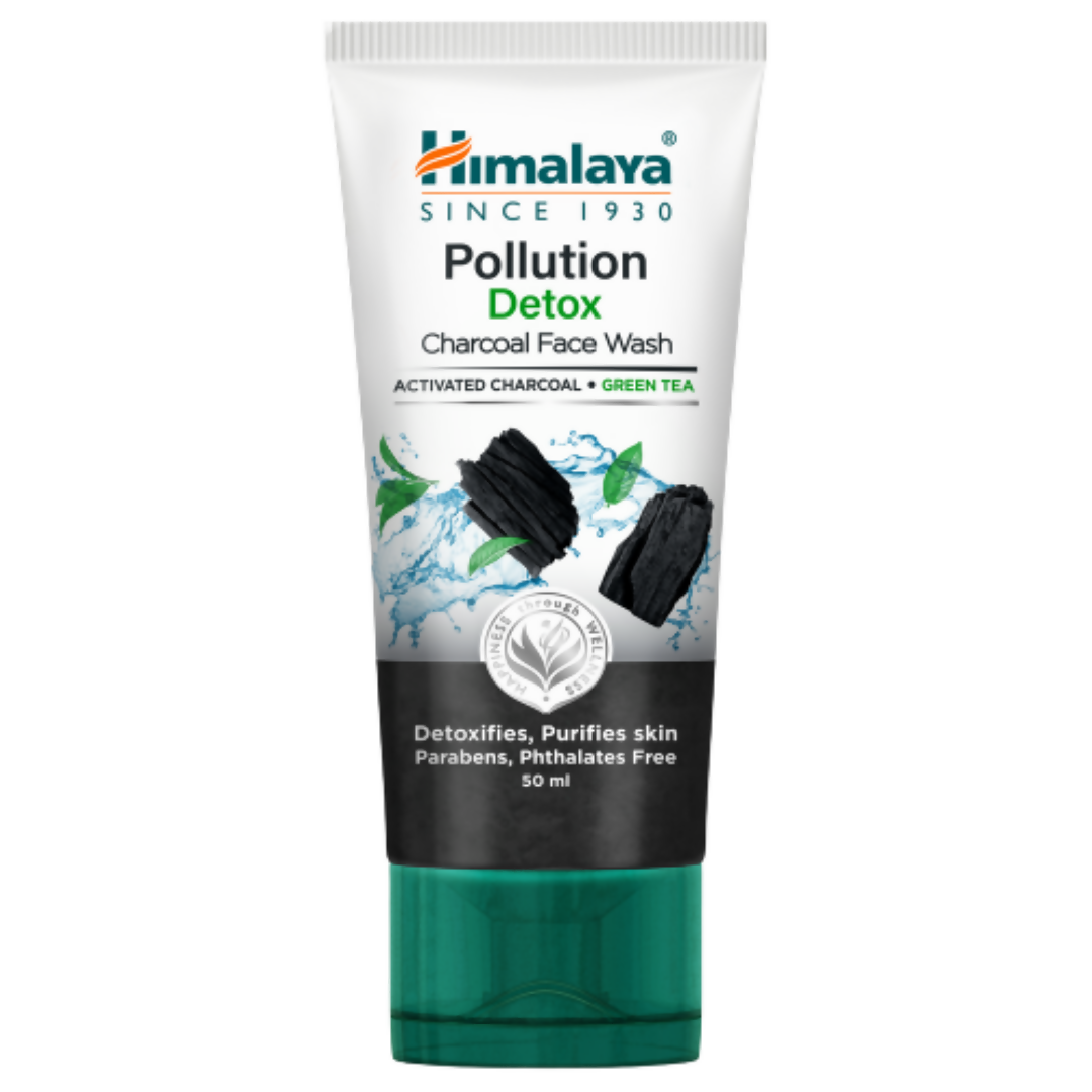 Himalaya Herbals Pollution Detox Charcoal Face Wash | Grocsy