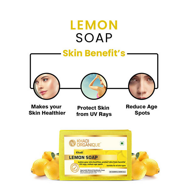 Khadi Organique Lemon Soap | Grocsy