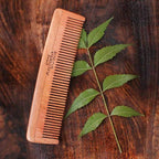 Ancient Living Neem Wood Comb Single Teeth | Grocsy
