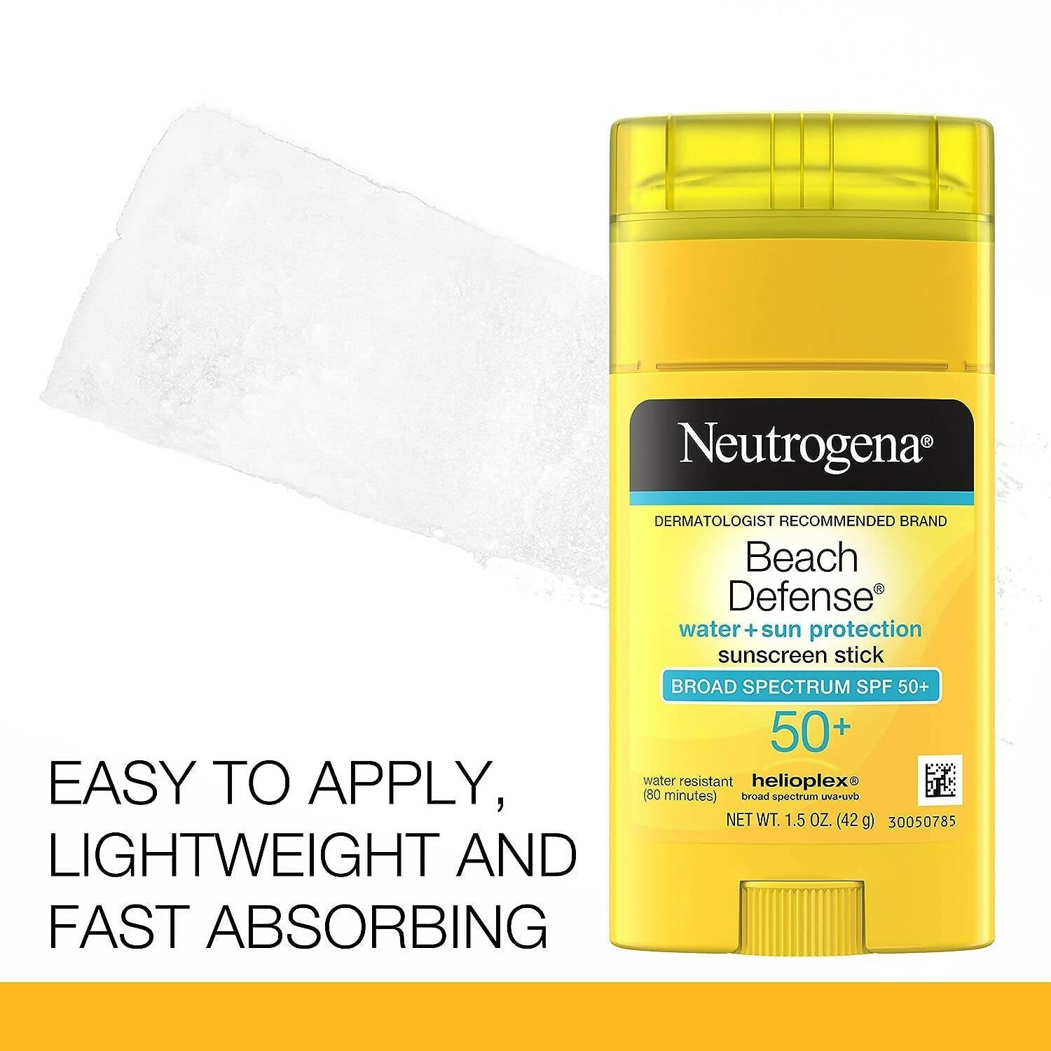 Neutrogena Beach Defense Sunscreen Stick Broad Spectrum SPF 50+ | Grocsy