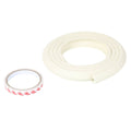 Safe-O-Kid Unique L Shaped 2 Mtr Long 1 Medium Edge Guard With 4 Corner Cushions, White | Grocsy