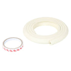 Safe-O-Kid Unique L Shaped 2 Mtr Long 1 Medium Edge Guard With 4 Corner Cushions, White | Grocsy