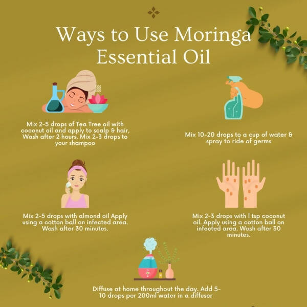 Organicos Moringa Essential Oil | Grocsy