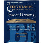 Bigelow Tea Sweet Dreams Herbal Tea Chamomile Smoothing Mint With Freshness & Aroma Caffeine Free | Grocsy