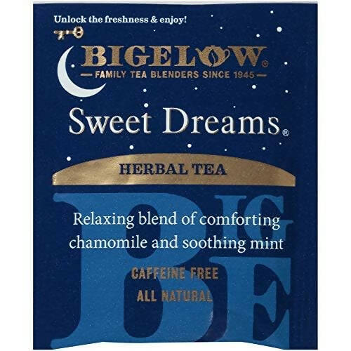 Bigelow Tea Sweet Dreams Herbal Tea Chamomile Smoothing Mint With Freshness & Aroma Caffeine Free | Grocsy