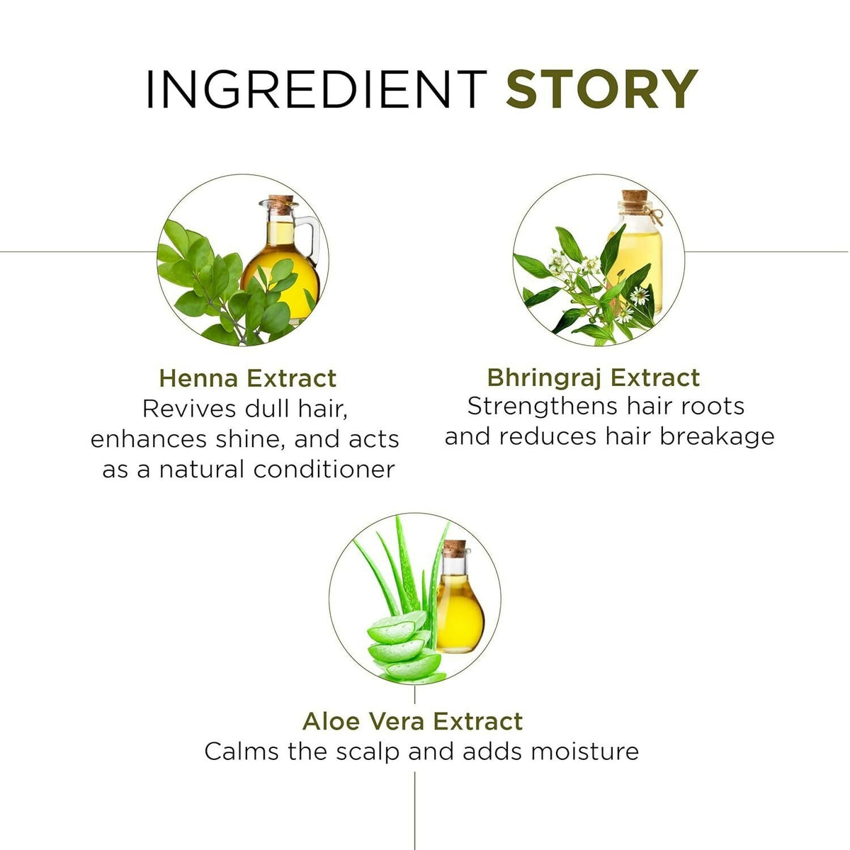 Oshea Herbals Heenashine Conditioning Shampoo Controls Dryness & Makes Hair Stronger | Grocsy