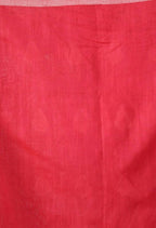 Mominos Fashion Moeza Rose Pink All Over Buti Handloom Silk Saree with unstitched Blouse piece | Grocsy