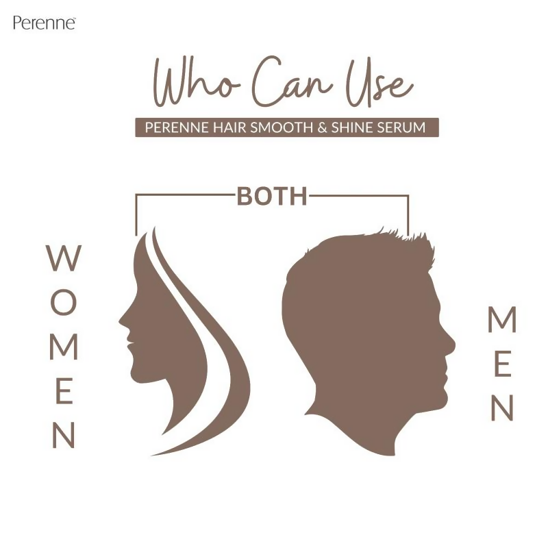 Perenne Hair Smooth & Shine Serum With SPF | Grocsy