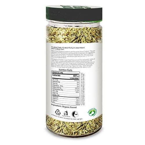 Nature Land Organics Fennel (Saunf) - Limited Time Offer - Swadesiicart